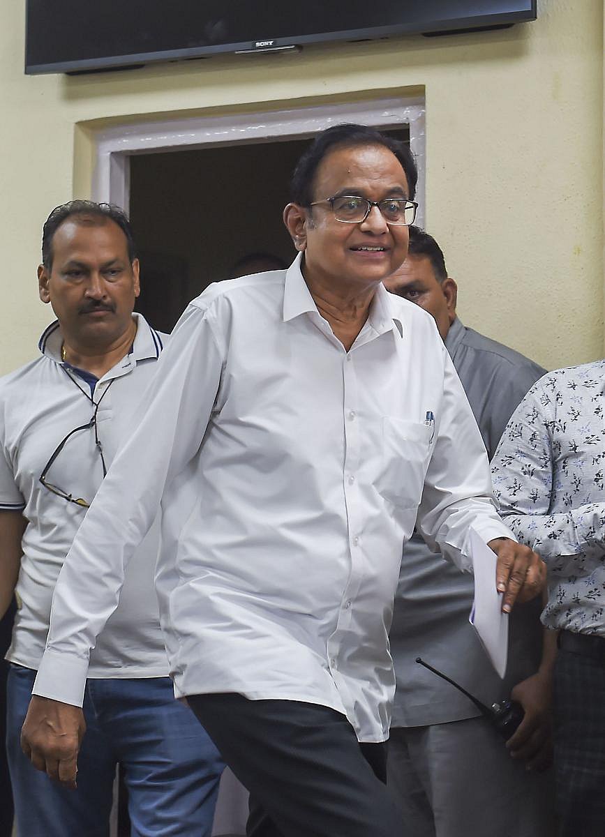 Senior Congress leader and former Union Finance Minister P Chidambaram (PTI Photo)