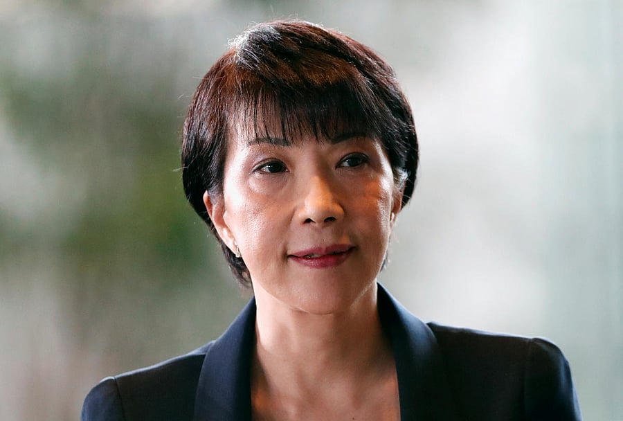 Japan's new International Affairs Minister Sanae Takaichi arrives to Prime Minister Shinzo Abe's official residence in Tokyo, Japan September 11, 2019. (REUTERS)