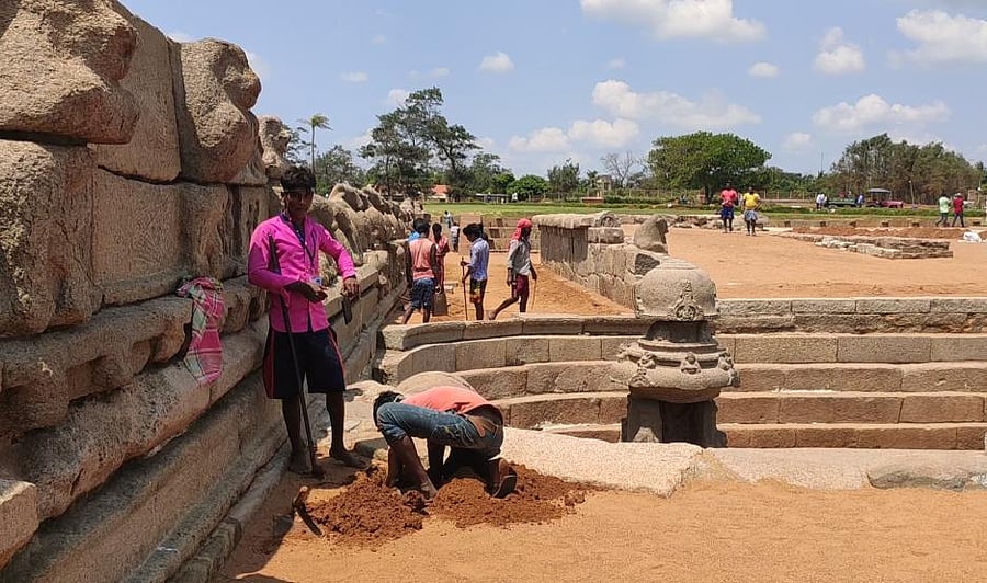 Mamallapuram - archaeological site in Tamil Nadu (Photo by ETB Sivapriyan)