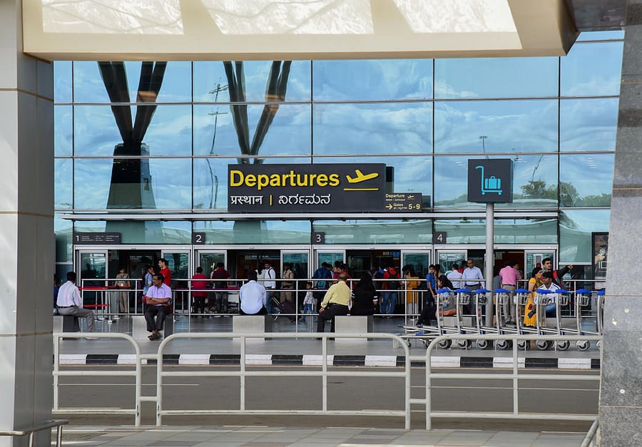 The Kempegowda International Airport is the third busiest airport in India. DH FILE PHOTO
