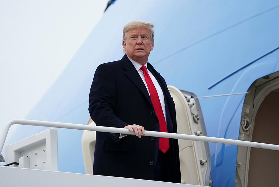 "Anything I do, whether it's the economy, military, or anything else, will be scorned by the Rafical Left, Do Nothing Democrats!" Trump fumed on Twitter, misspelling "Radical." (Reuters Photo)