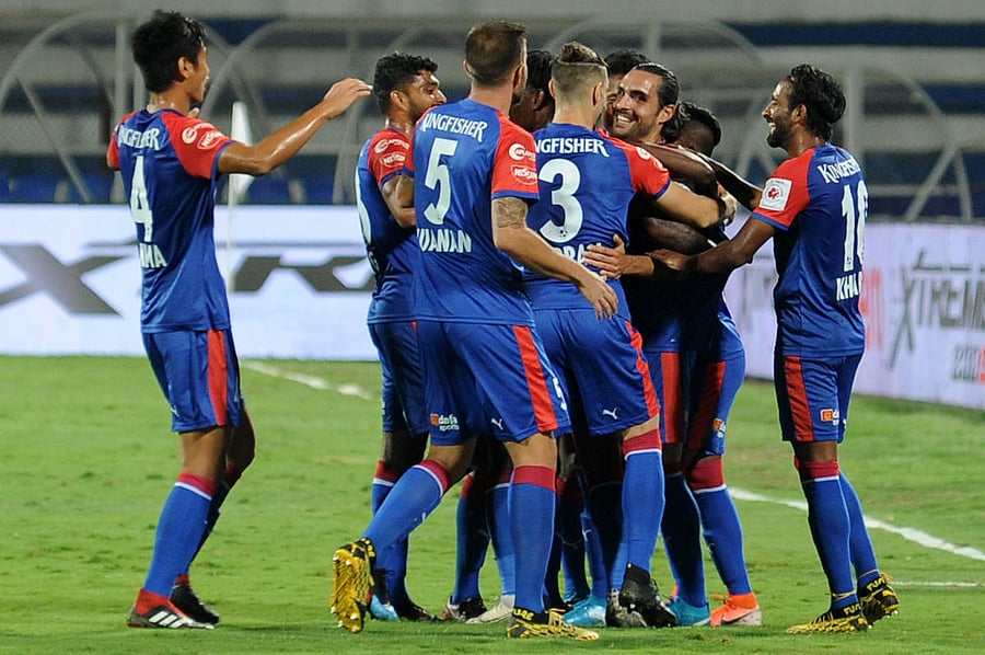 Moments like this were few and far between for defending champions Bengaluru FC who bowed out in semifinals after losing to ATK.