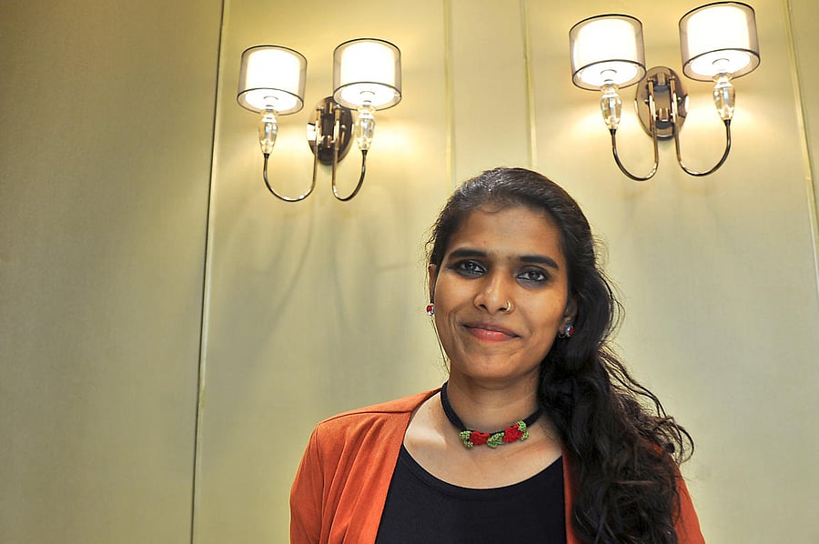 Halitha Shameem at the BIFFES. (DH Photo)