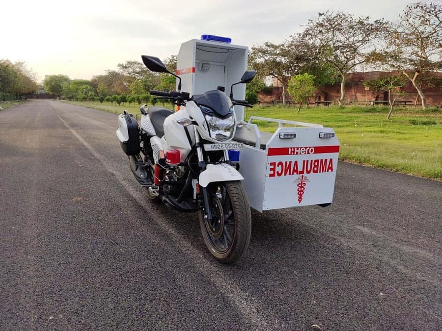 Gero Bike ambulance (DH Photo)