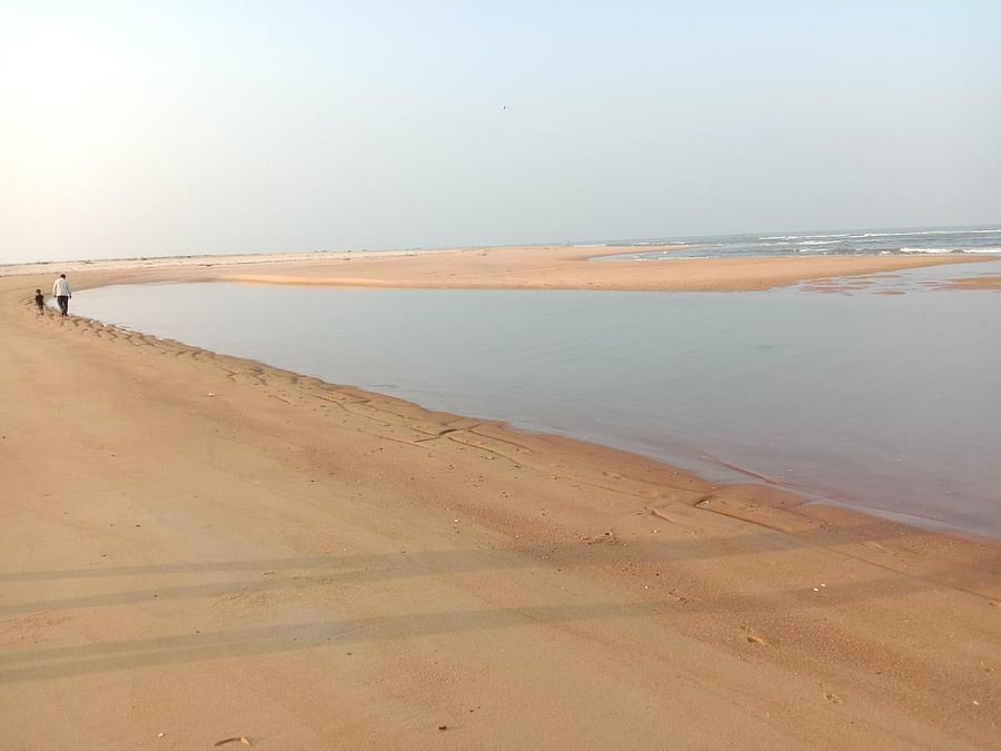 River in the right and Sea to the left side (DH File Photo)