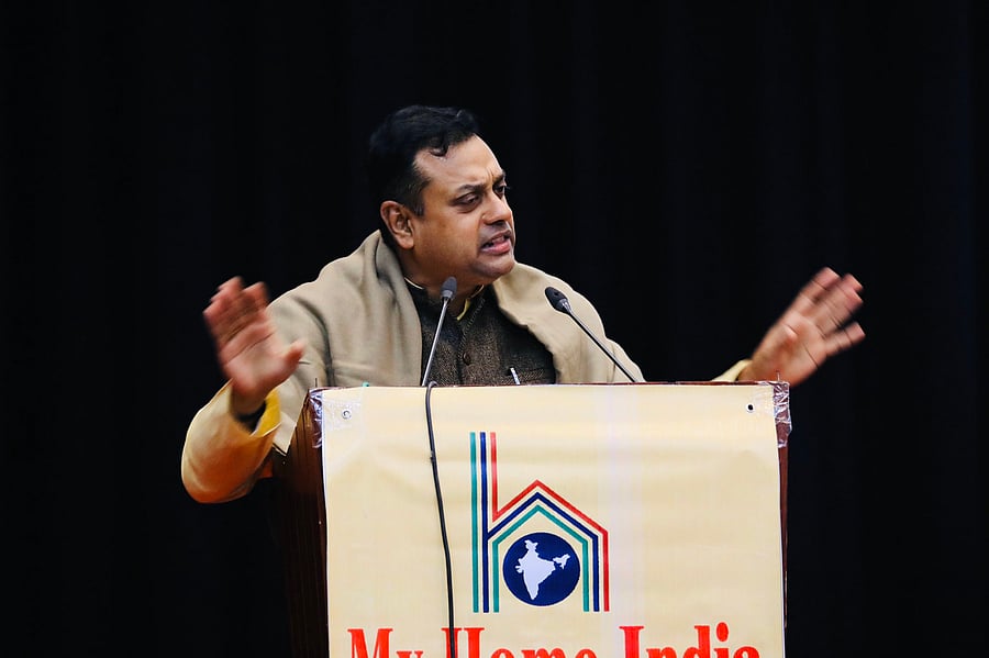 Linking the Congress to Pakistan, Patra said there are "too many coincidences" that show a conspiracy. Credit: Twitter (@sambitswaraj)
