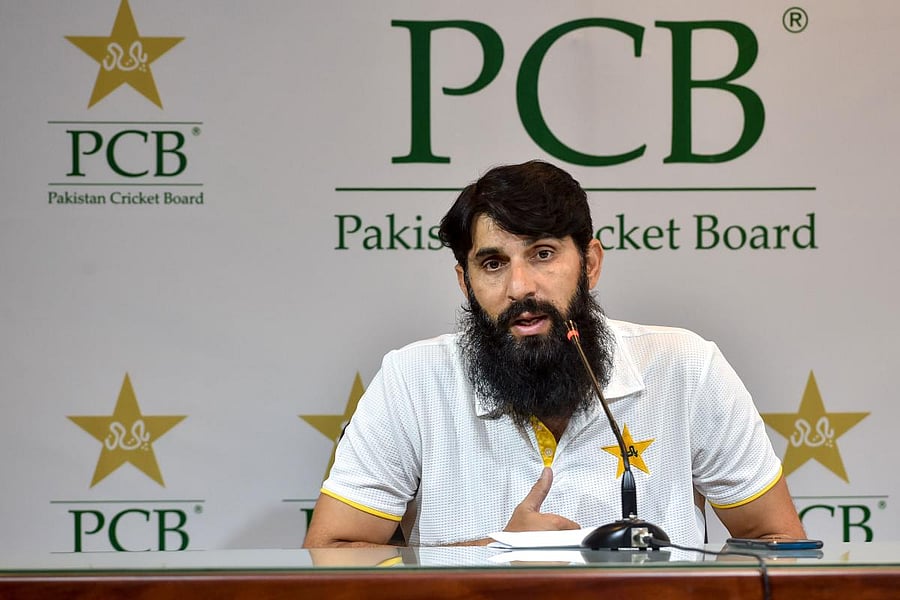 Pakistan's cricket head coach and chief selector, Misbah-ul-Haq (AFP Photo)