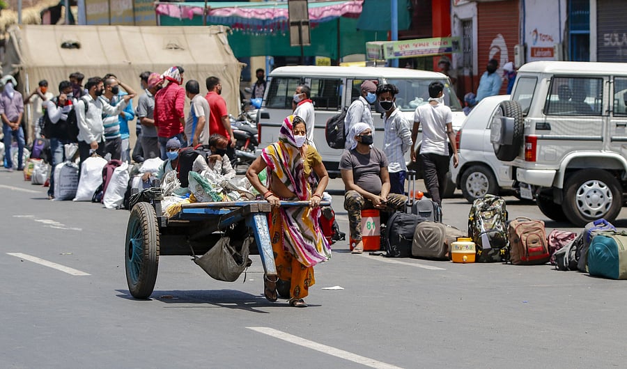 The works have led to creation of almost 1.34 crore cubic feet water holding capacity, and dug out soil has been given to farmers free of cost, the official added. (Credit: PTI Photo)