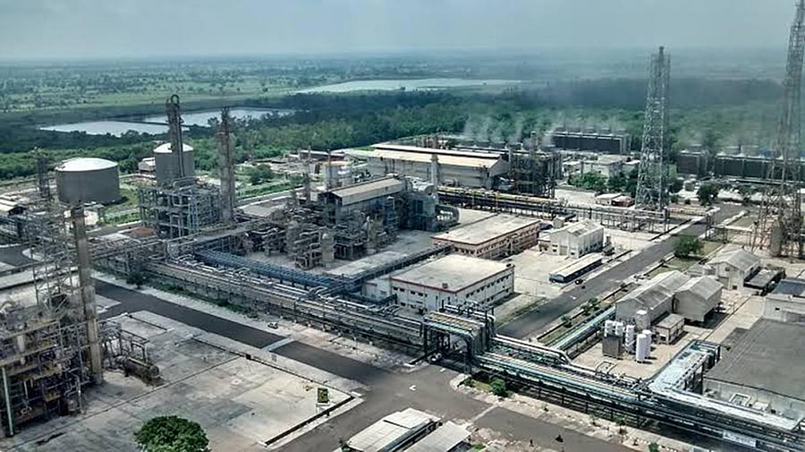 A fertilizer factory 
