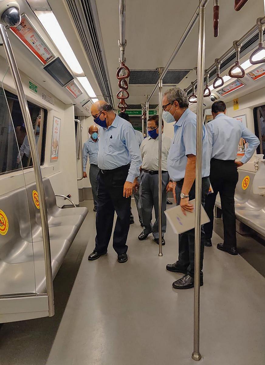 Preparations for resumtion of metro services (PTI Photo)