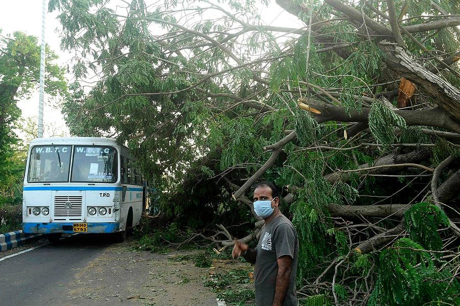 Autorickshaws were also seen in decent numbers in different areas of Kolkata and its suburbs. (Credit: AFP Photo)