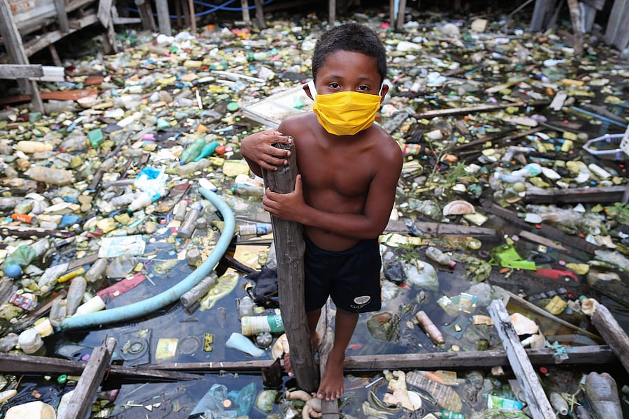 Total number of children affected by poverty worldwide to 672 million, an increase of 15 percent over last year. (AFP Photo)