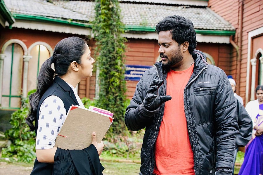 JJ Fredrick with Jyothika. (Credit: DH photo)