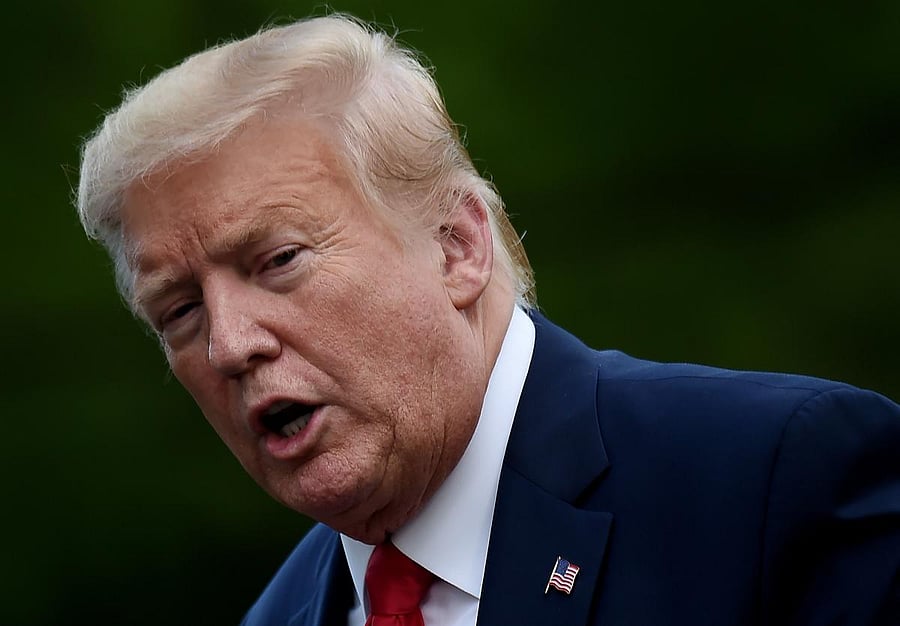 Twitter targeted tweets in which the president said that mail-in voting would lead to fraud and a "rigged election" in November, the first time the platform has placed a warning label on Trump's comments. AFP