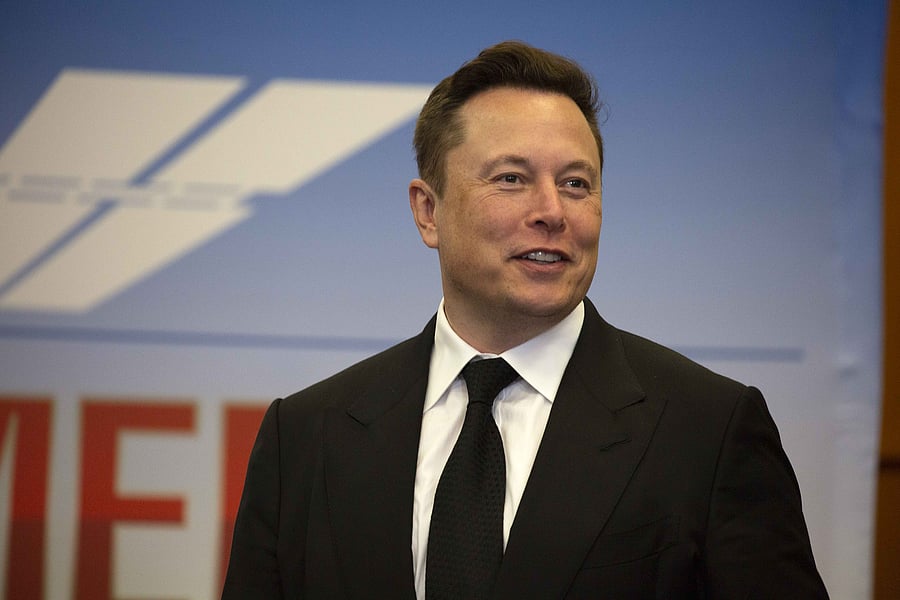 Elon Musk, founder and CEO of SpaceX, participates in a press conference at the Kennedy Space Center. (AFP Photo)