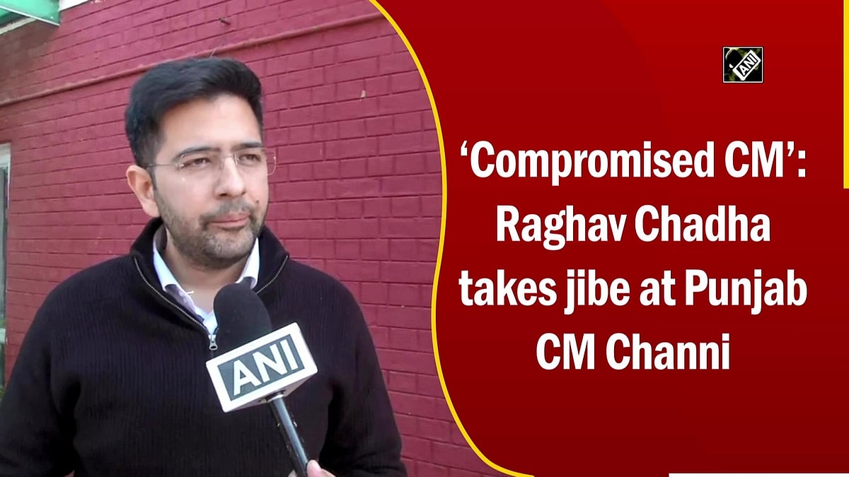 ‘Compromised CM’: Raghav Chadha takes jibe at Punjab CM Channi