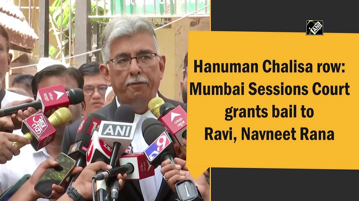 Hanuman Chalisa row: Mumbai Sessions Court grants bail to Ravi, Navneet ...