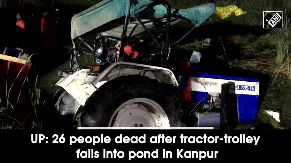 26 pilgrims dead after tractor-trolley falls into pond in Kanpur