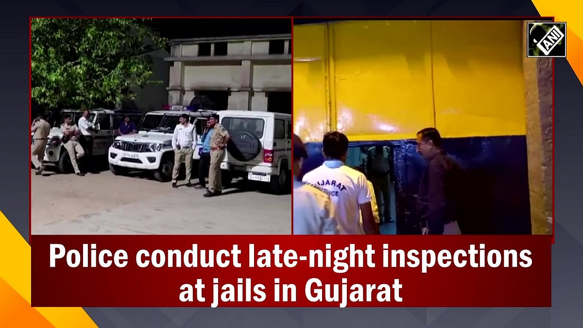Police conduct late-night inspections at jails in Gujarat