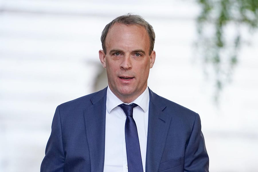 Britain's Foreign Secretary Dominic Raab (AFP Photo)