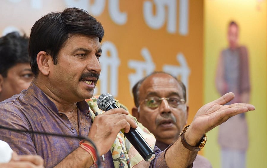 BJP MP Manoj Tiwari (PTI Photo)