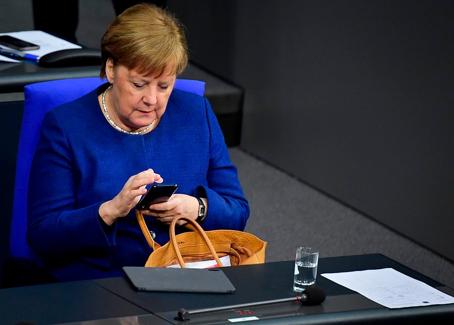 German Chancellor Angela Merkel. (AFP Photo)