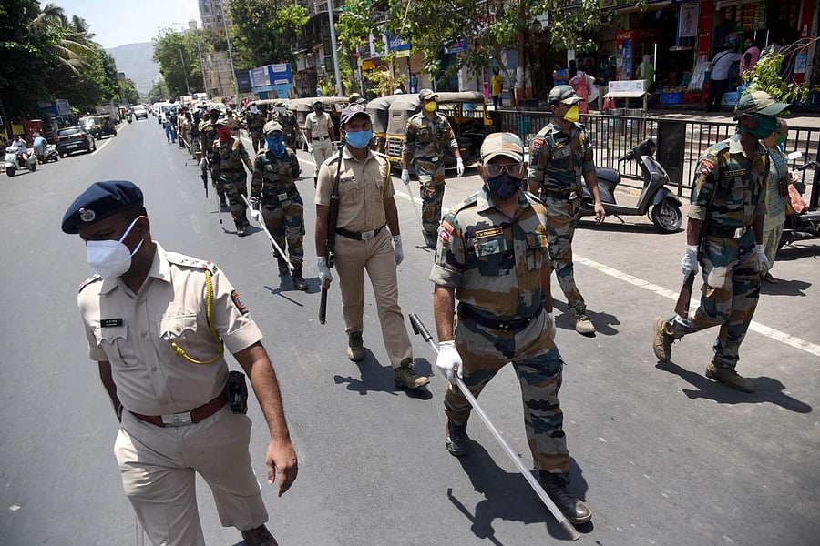 Mumbai Police personnel (PTI Photo)