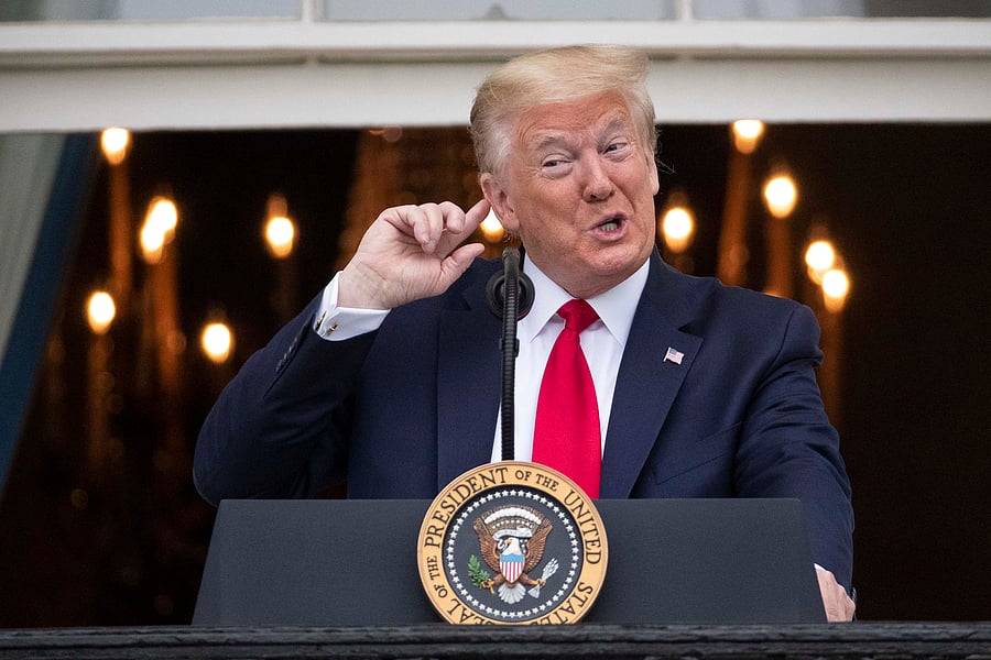 US President Donald Trump. (AP Photo)