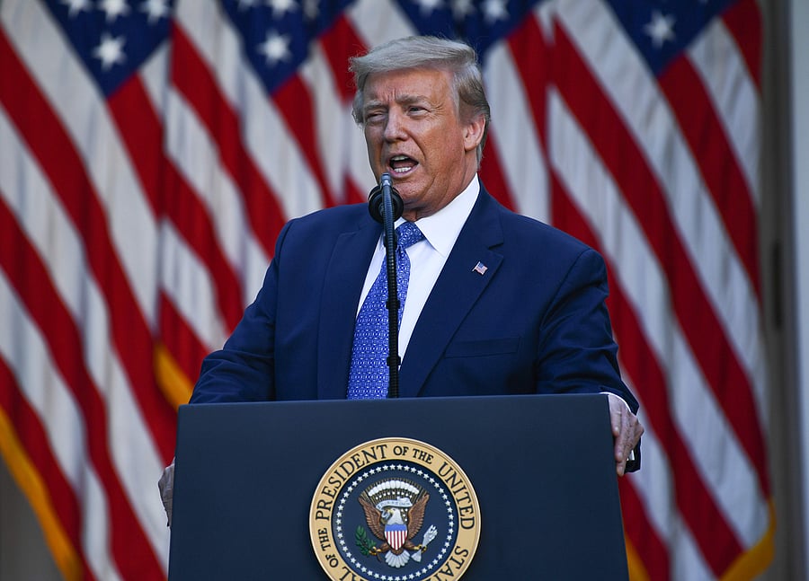 US President Donald Trump. (AFP Photo)