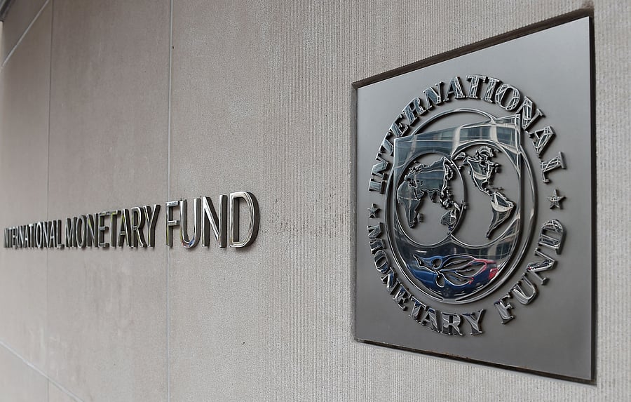 International Monetary Fund (IMF) Headquarters in Washington. (AFP Photo)