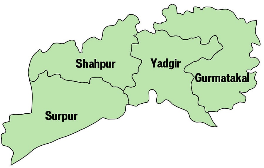 Yadgir, the youngest district of the state, carved out of Kalaburagi in December 2009.