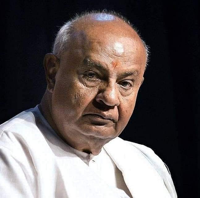 Former prime minister H D Deve Gowda