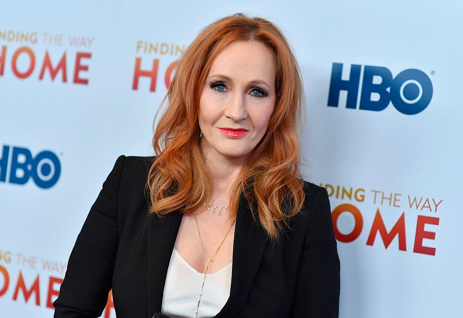The celebrated British writer said in a blog post that she was disclosing the information to give context to her controversial past comments about transgender women. Credit: AFP Photo