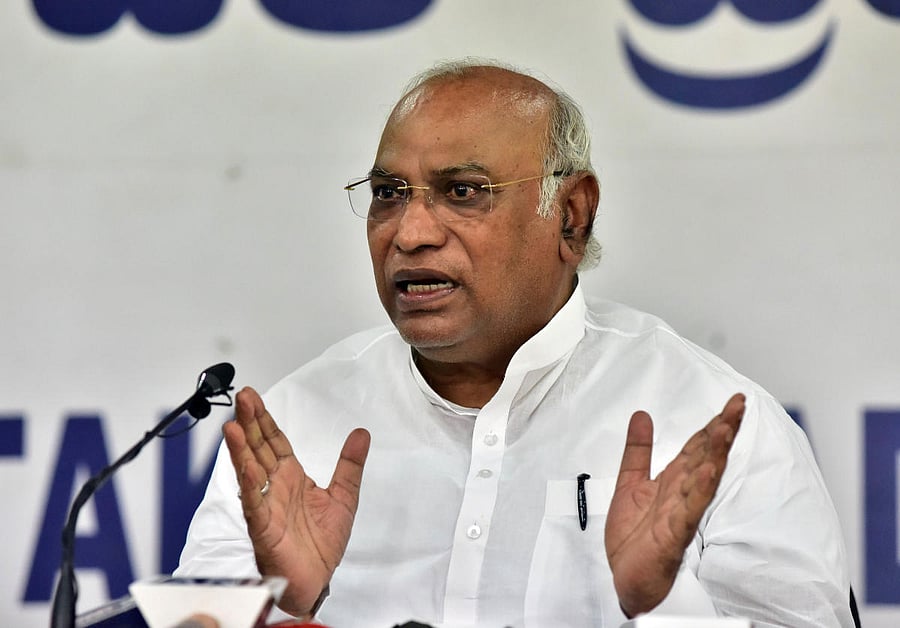 Congress’ Mallikarjun Kharge (DH File Photo)