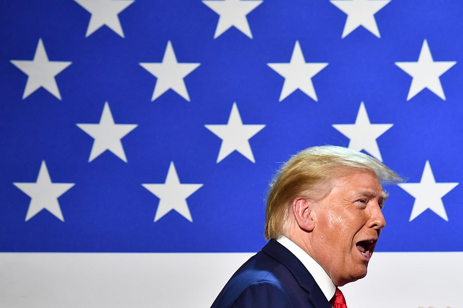 US President Donald Trump. Credits: Reuters Photo