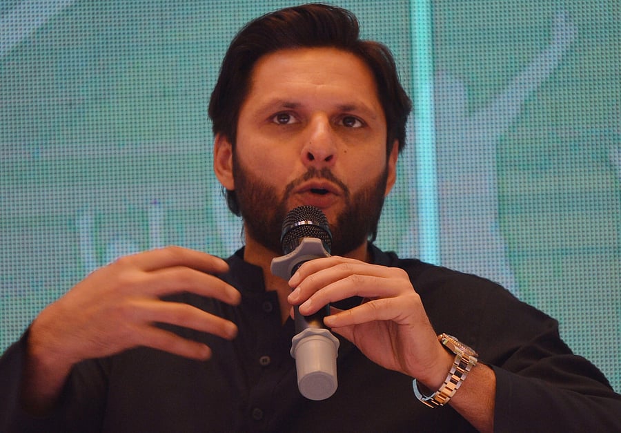 Shahid Afridi. Credit: AFP Photo