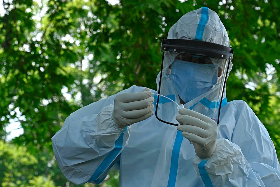 In Ahmedabad, over 100 doctors were infected in the last two months; in Hyderabad, 47 doctors and 10 supporting staff are already positive. Representative image/Credit: PTI File Photo