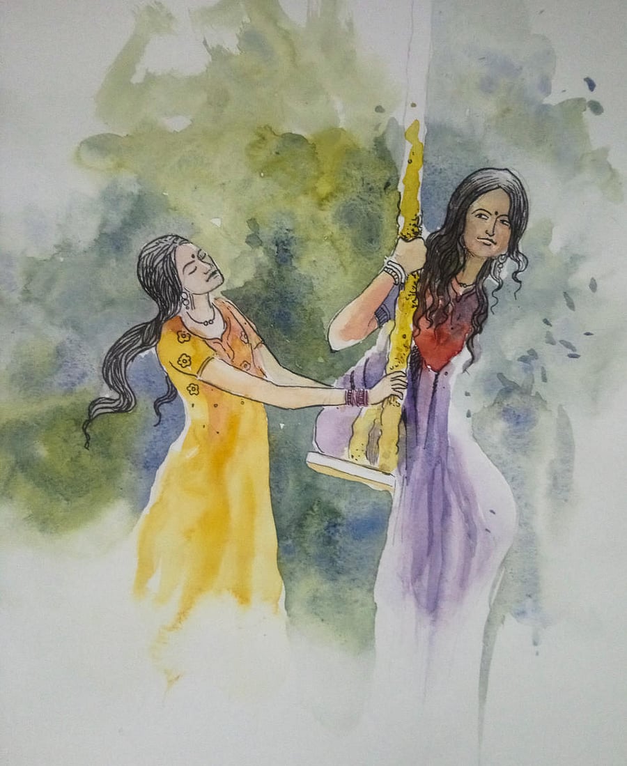Sketch by artist Sibasankar Das