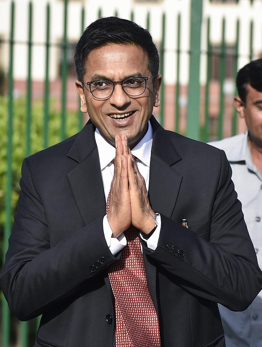 D Y Chandrachud. PTI/file
