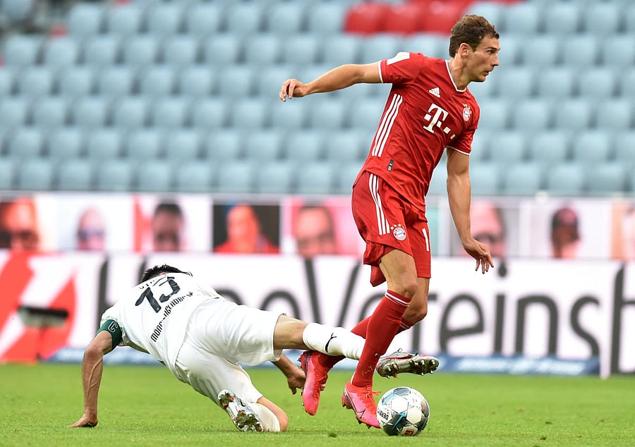 Leon Goretzka (R). Reuters