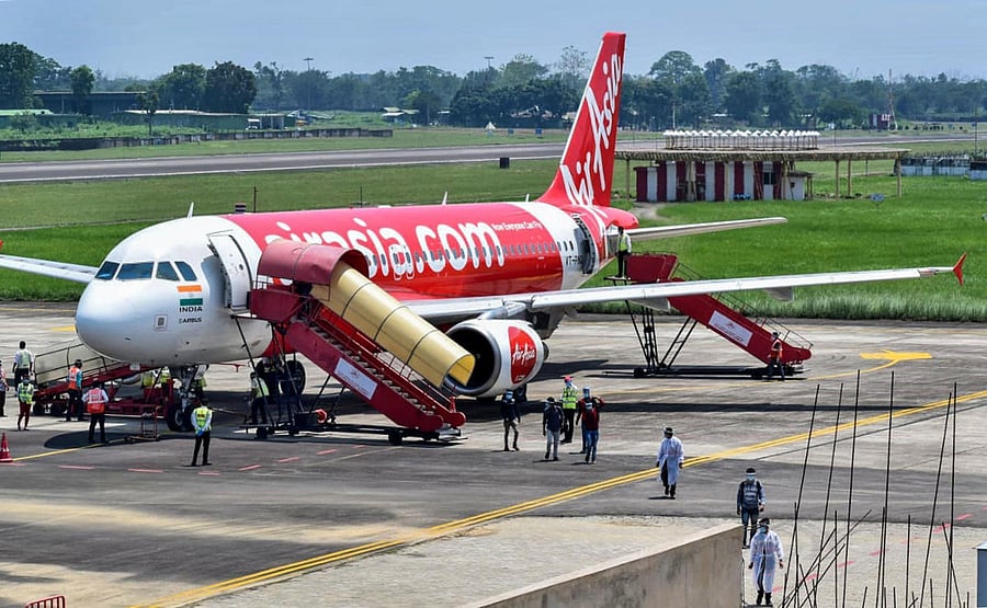 An Air Asia flight (PTI Photo)