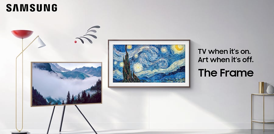 Samsung's new The Frame 2020 TV. Picture credit: Samsung