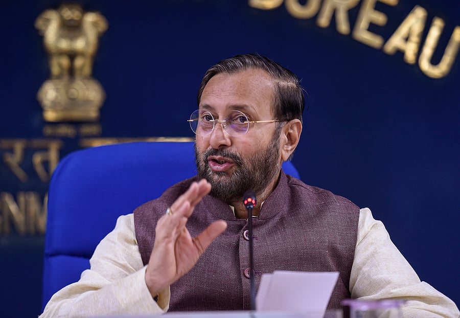 Union Minister for Environment, Forest & Climate Change and Information & Broadcasting, Prakash Javadekar. Credit: PTI File Photo