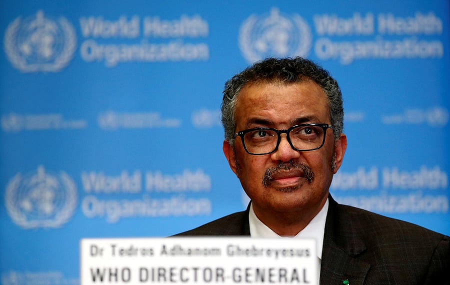 World Health Organization (WHO) director-general Tedros Adhanom Ghebreyesus. 