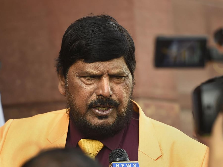  Union Minister Ramdas Athawale (PTI Photo)