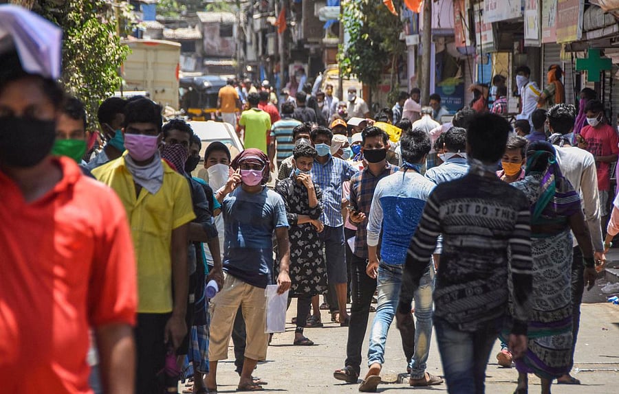 Mumbai has so far recorded 66,488 COVID-19 cases, of which 33,491 patients have been discharged after recovery. PTI/file