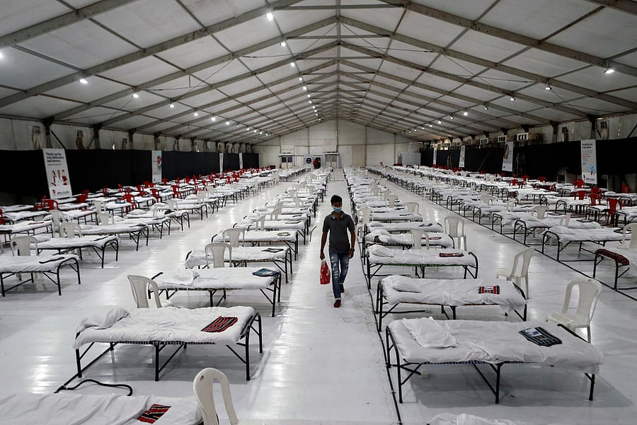 A view of a hospital set up for Covid-19 patients in Mumbai. Reuters/file photo