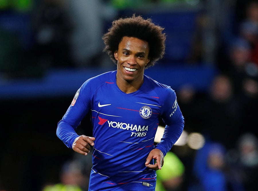 Brazilian star Willian. Credit/Reuters File Photo