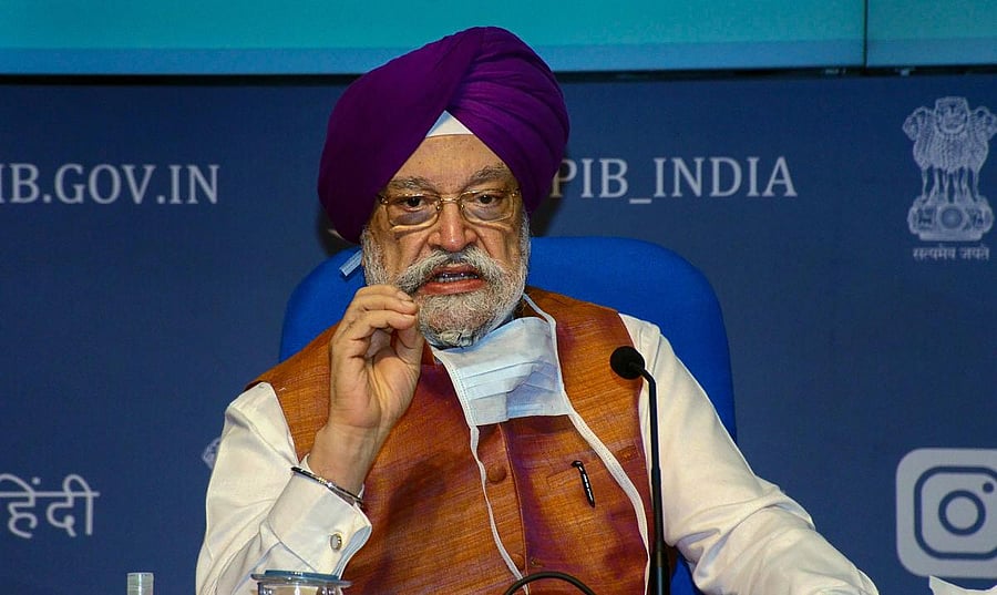  Union Minister of State for Housing & Urban Affairs, Hardeep Singh Puri (PTI Photo)