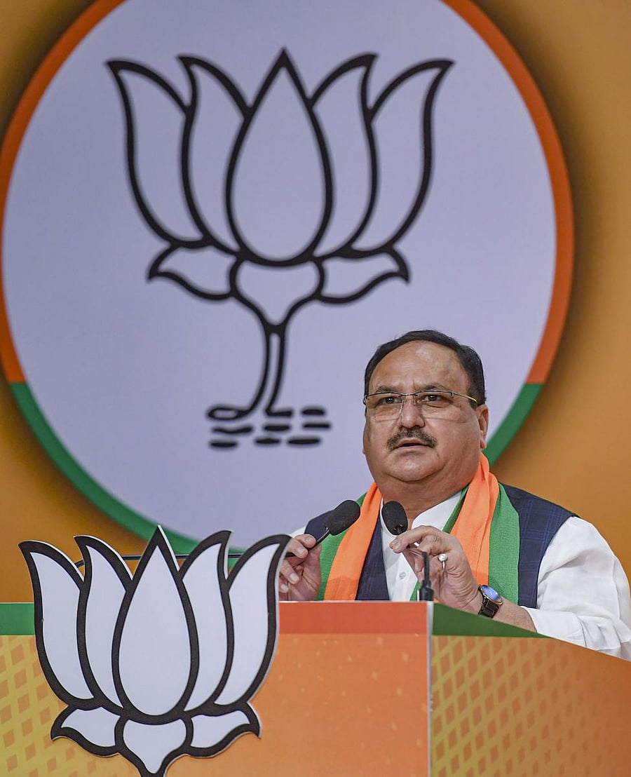 BJP President JP Nadda. Credit/PTI Photo